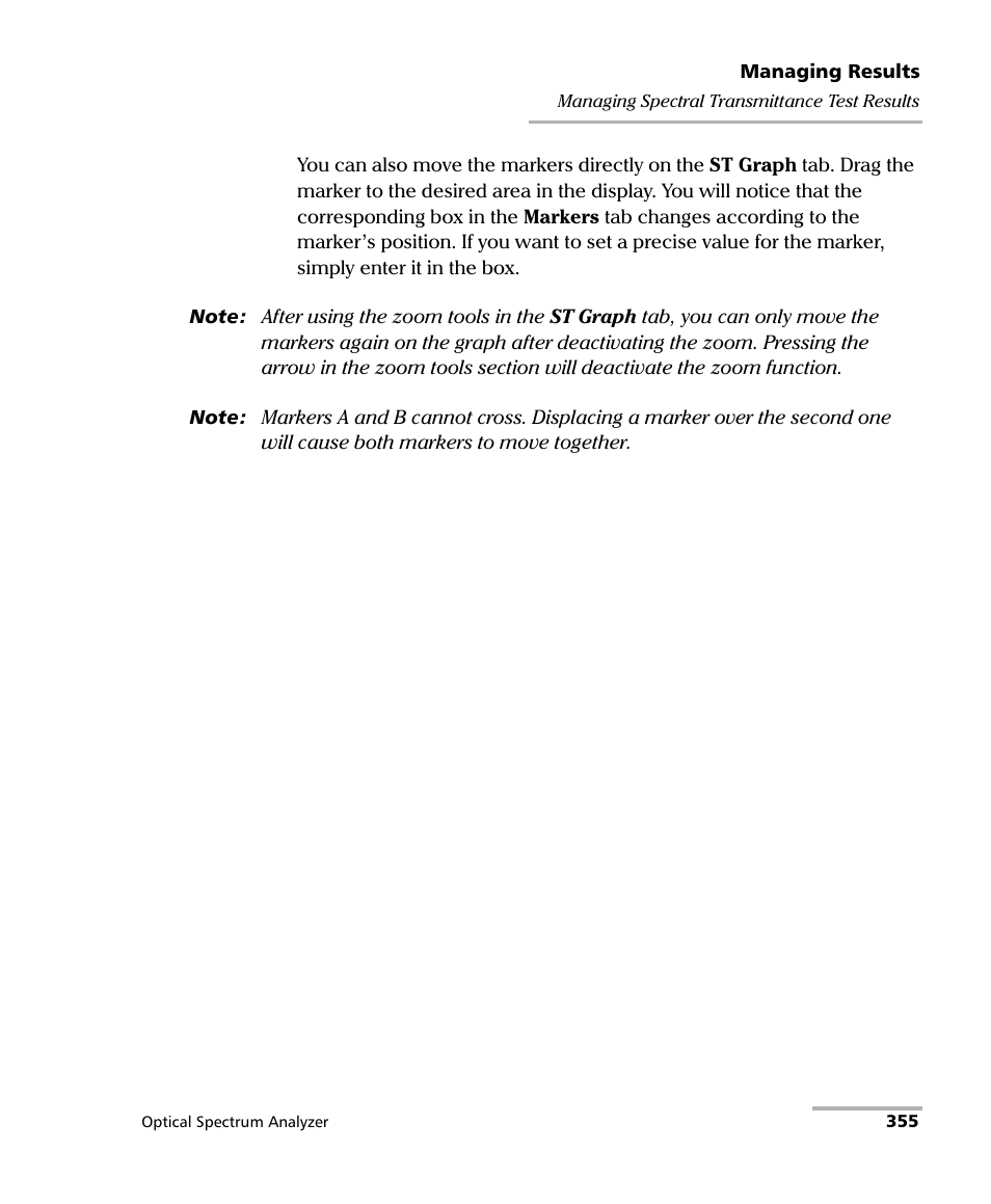 EXFO FTB -5240S/5240BP Optical Spectrum Analyzer for FTB 500 (NS-1434) User Manual | Page 363 / 537