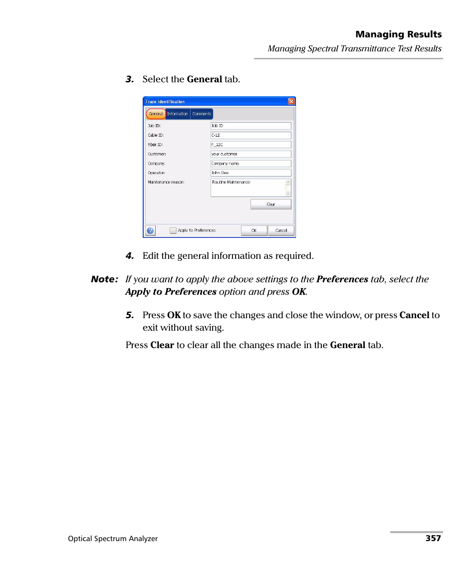 EXFO FTB -5240S/5240BP Optical Spectrum Analyzer for FTB 500 (NS-1434) User Manual | Page 365 / 537