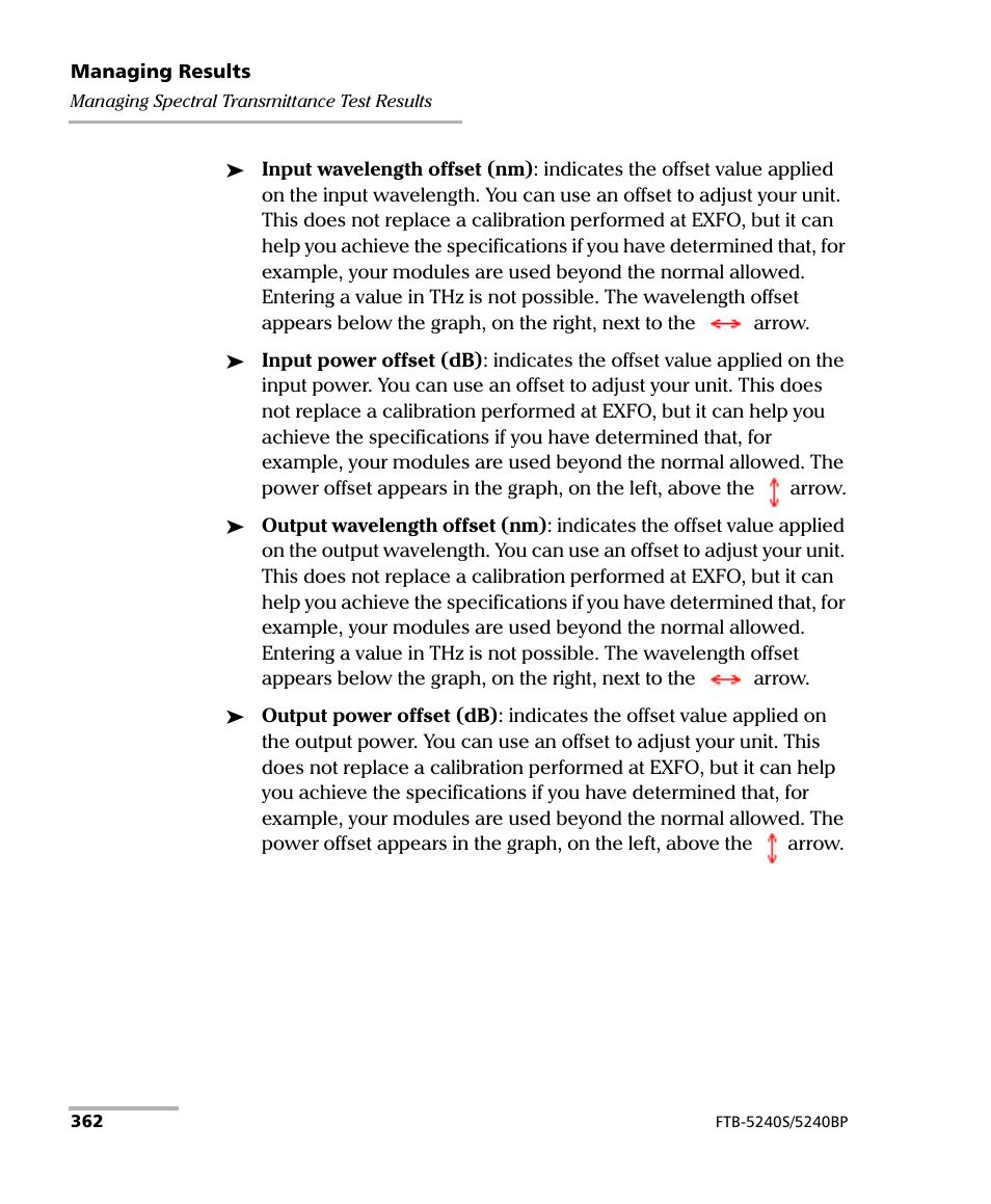 EXFO FTB -5240S/5240BP Optical Spectrum Analyzer for FTB 500 (NS-1434) User Manual | Page 370 / 537