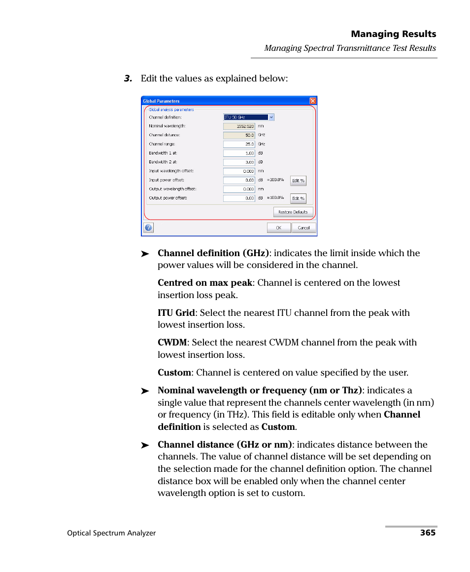 EXFO FTB -5240S/5240BP Optical Spectrum Analyzer for FTB 500 (NS-1434) User Manual | Page 373 / 537