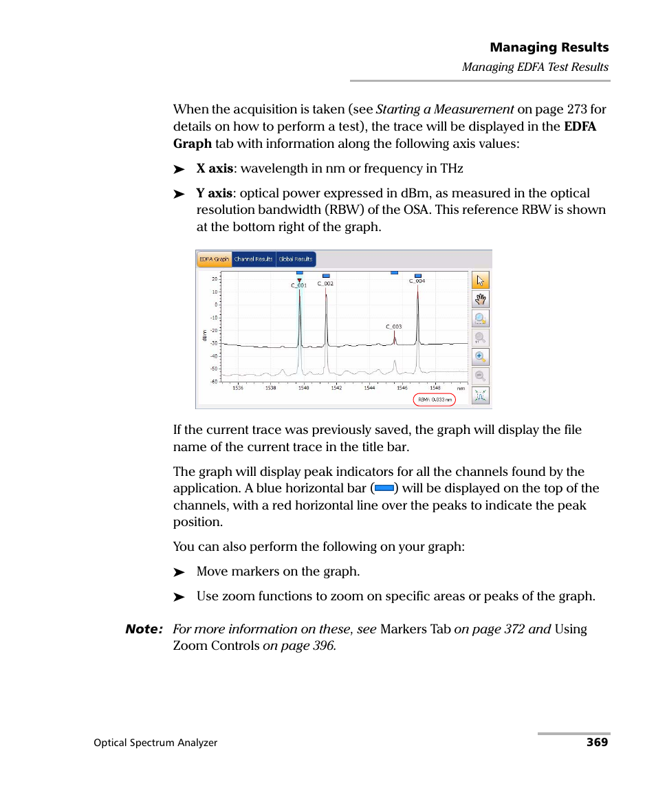 EXFO FTB -5240S/5240BP Optical Spectrum Analyzer for FTB 500 (NS-1434) User Manual | Page 377 / 537