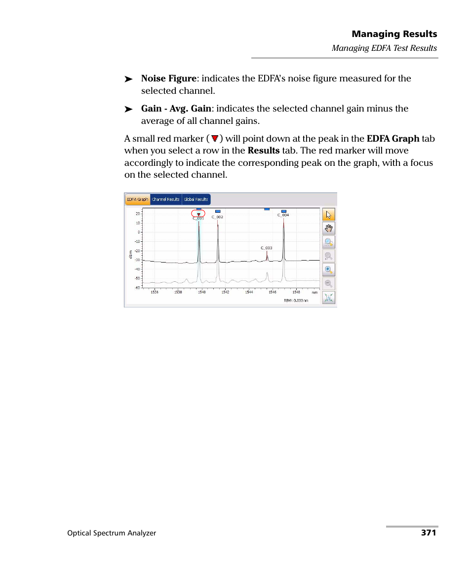 EXFO FTB -5240S/5240BP Optical Spectrum Analyzer for FTB 500 (NS-1434) User Manual | Page 379 / 537