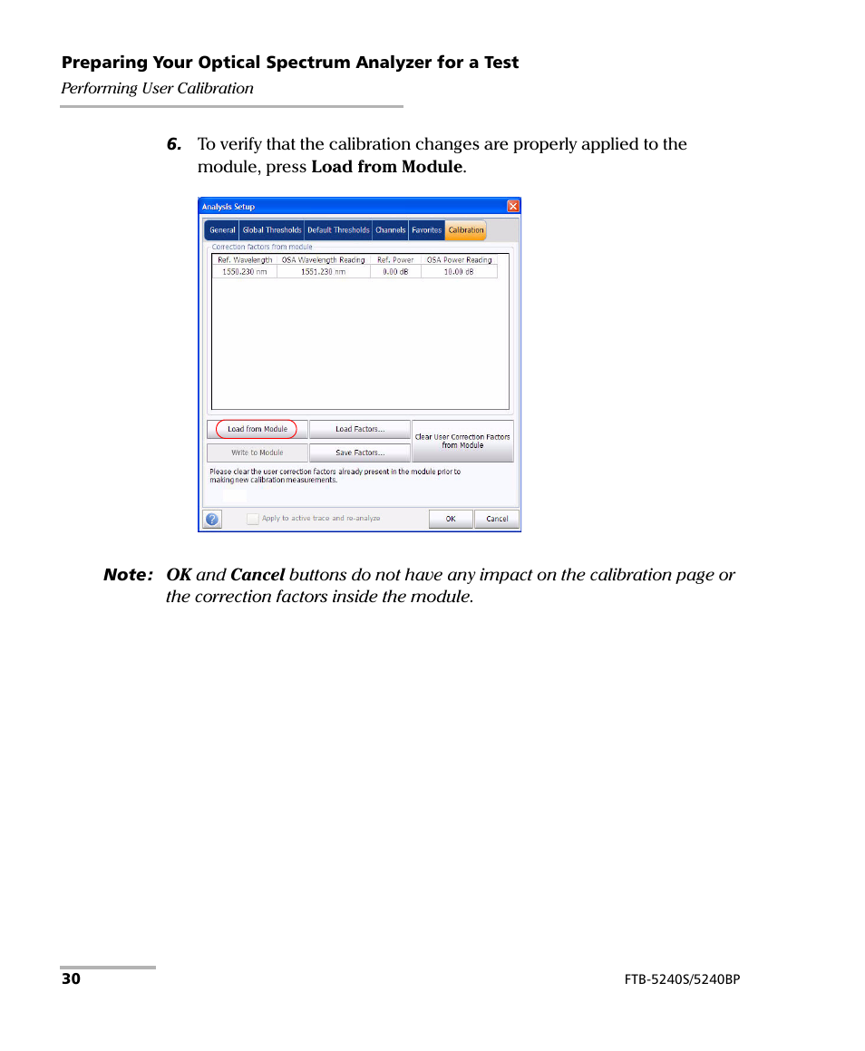EXFO FTB -5240S/5240BP Optical Spectrum Analyzer for FTB 500 (NS-1434) User Manual | Page 38 / 537