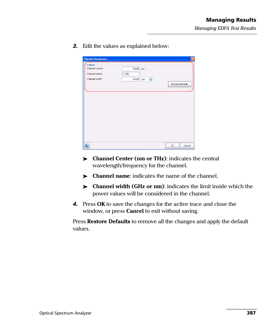 EXFO FTB -5240S/5240BP Optical Spectrum Analyzer for FTB 500 (NS-1434) User Manual | Page 395 / 537