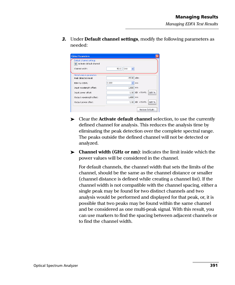 EXFO FTB -5240S/5240BP Optical Spectrum Analyzer for FTB 500 (NS-1434) User Manual | Page 399 / 537
