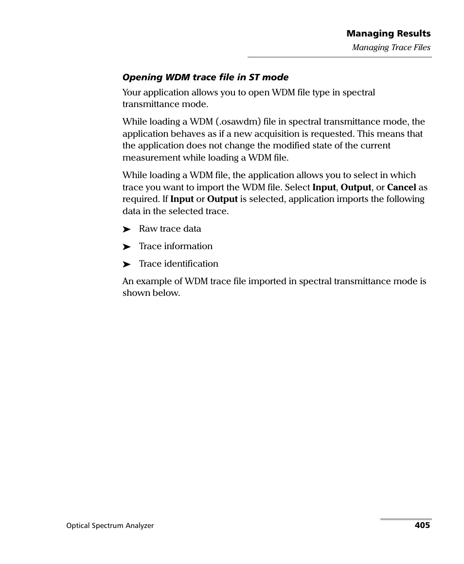 EXFO FTB -5240S/5240BP Optical Spectrum Analyzer for FTB 500 (NS-1434) User Manual | Page 413 / 537