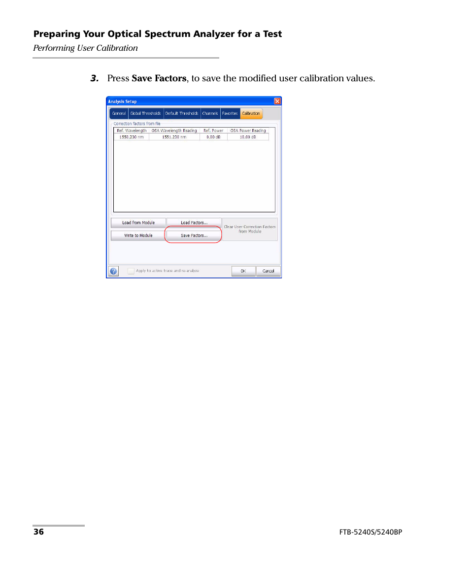 EXFO FTB -5240S/5240BP Optical Spectrum Analyzer for FTB 500 (NS-1434) User Manual | Page 44 / 537