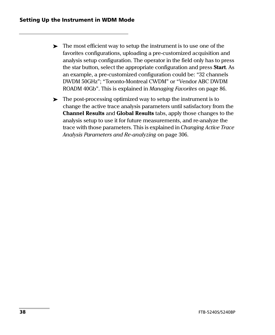 EXFO FTB -5240S/5240BP Optical Spectrum Analyzer for FTB 500 (NS-1434) User Manual | Page 46 / 537