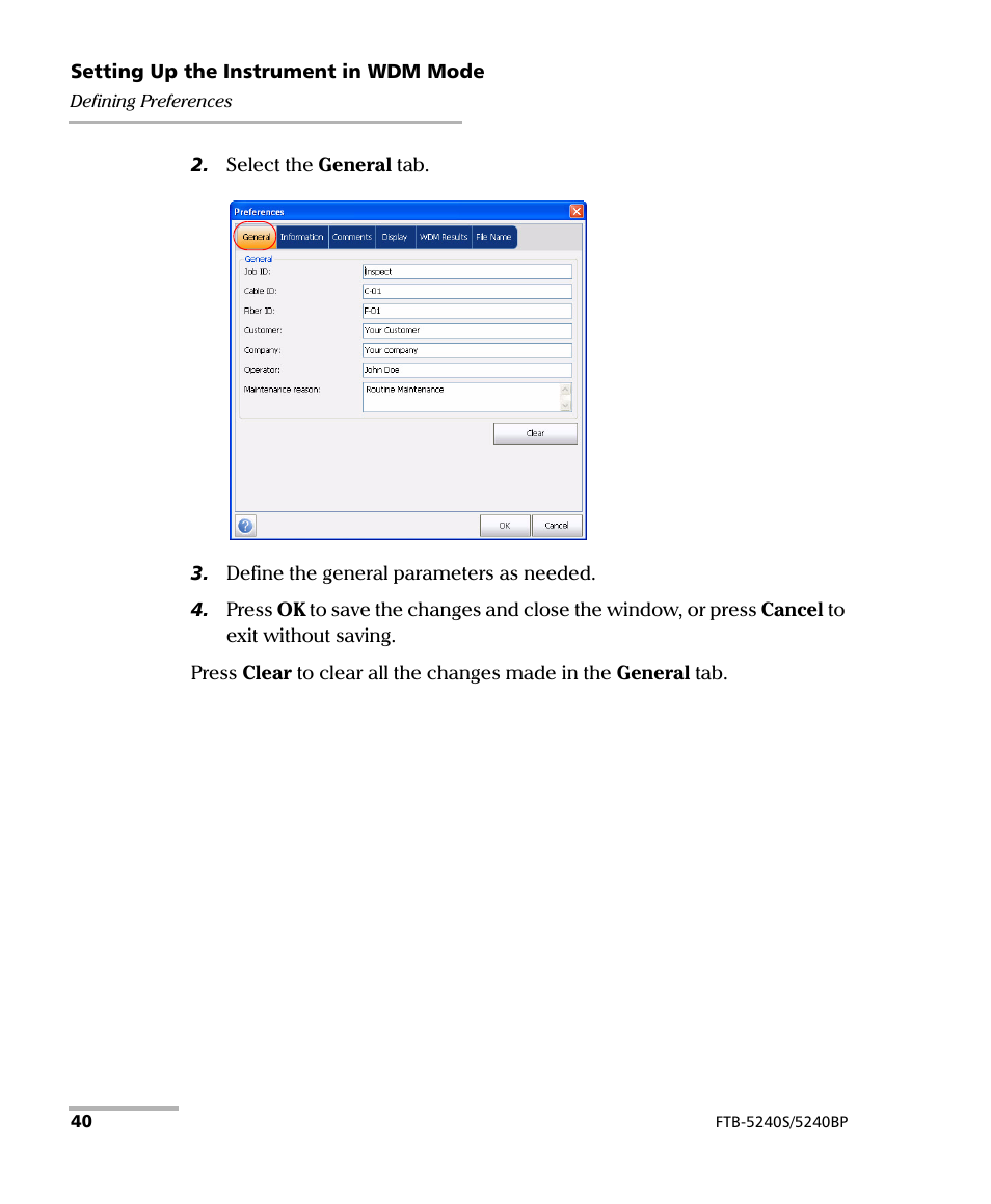 EXFO FTB -5240S/5240BP Optical Spectrum Analyzer for FTB 500 (NS-1434) User Manual | Page 48 / 537