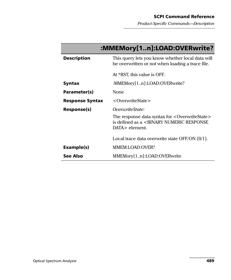 EXFO FTB -5240S/5240BP Optical Spectrum Analyzer for FTB 500 (NS-1434) User Manual | Page 497 / 537
