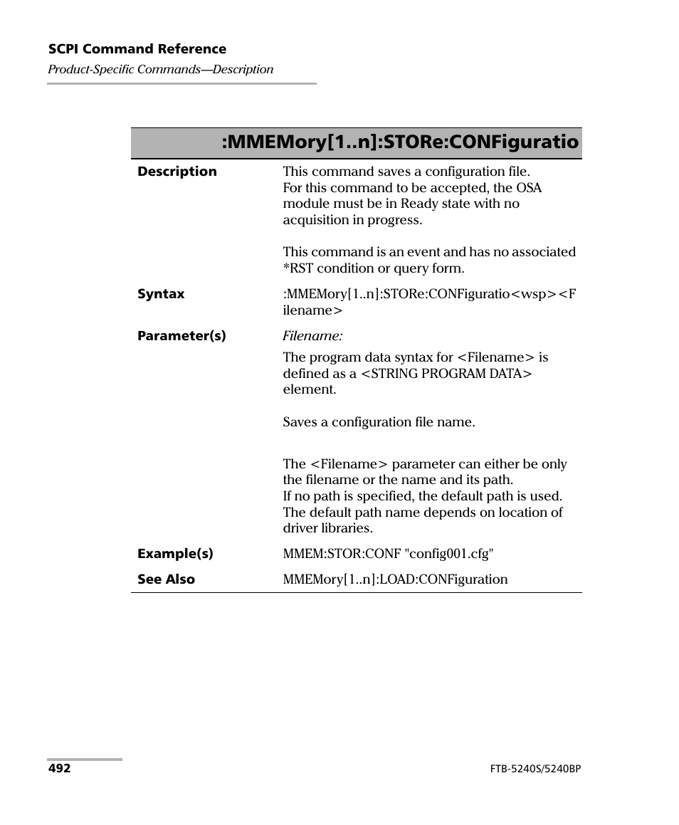 EXFO FTB -5240S/5240BP Optical Spectrum Analyzer for FTB 500 (NS-1434) User Manual | Page 500 / 537