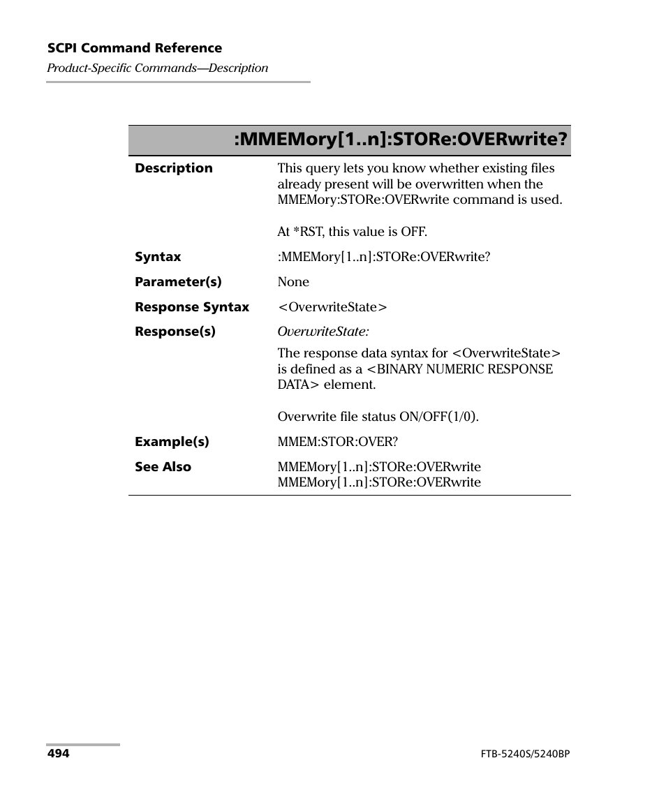 EXFO FTB -5240S/5240BP Optical Spectrum Analyzer for FTB 500 (NS-1434) User Manual | Page 502 / 537