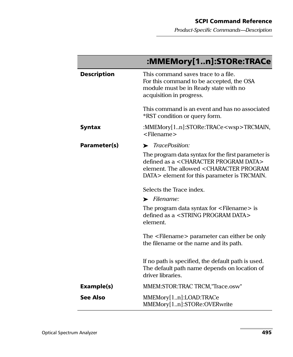 EXFO FTB -5240S/5240BP Optical Spectrum Analyzer for FTB 500 (NS-1434) User Manual | Page 503 / 537