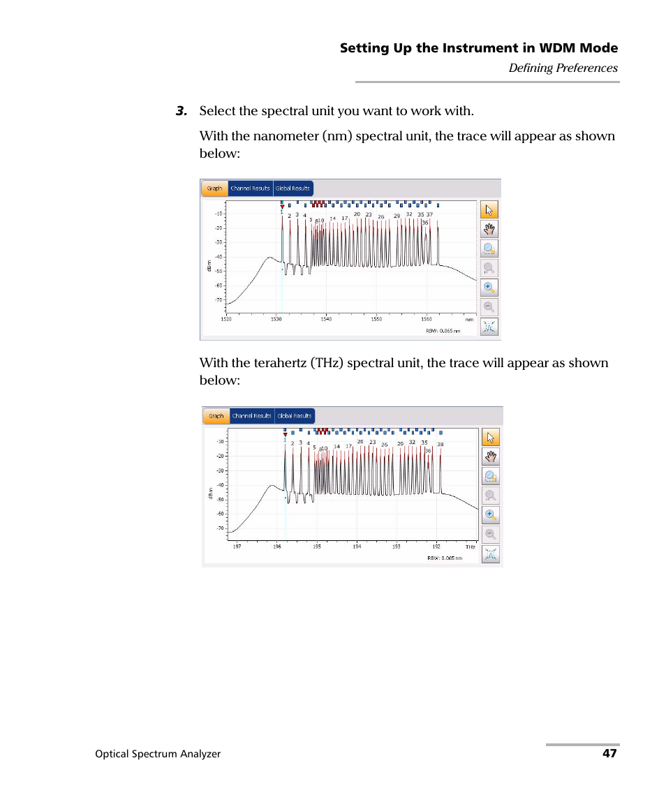 EXFO FTB -5240S/5240BP Optical Spectrum Analyzer for FTB 500 (NS-1434) User Manual | Page 55 / 537