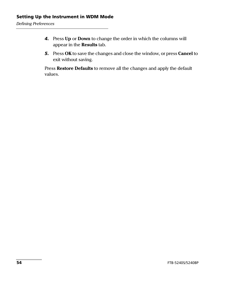 EXFO FTB -5240S/5240BP Optical Spectrum Analyzer for FTB 500 (NS-1434) User Manual | Page 62 / 537