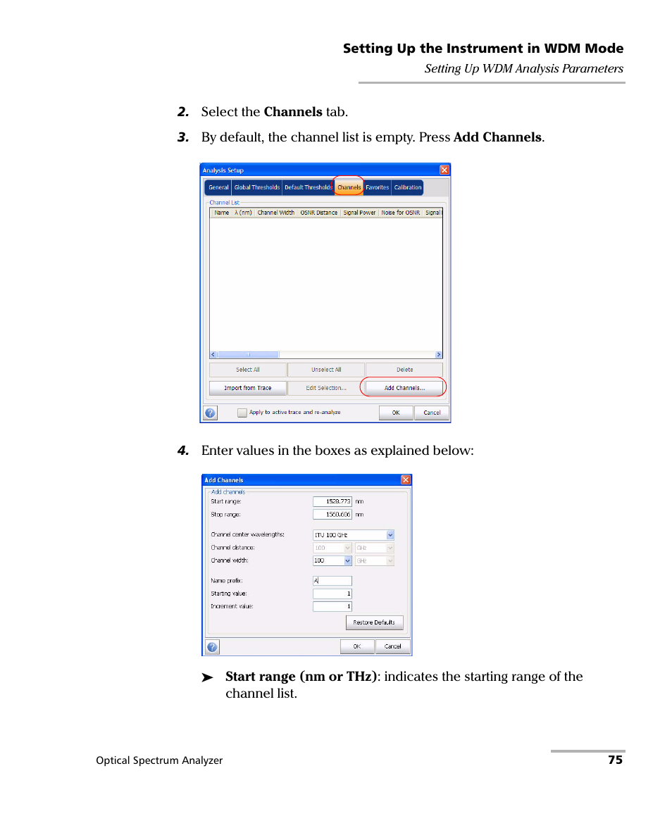 EXFO FTB -5240S/5240BP Optical Spectrum Analyzer for FTB 500 (NS-1434) User Manual | Page 83 / 537