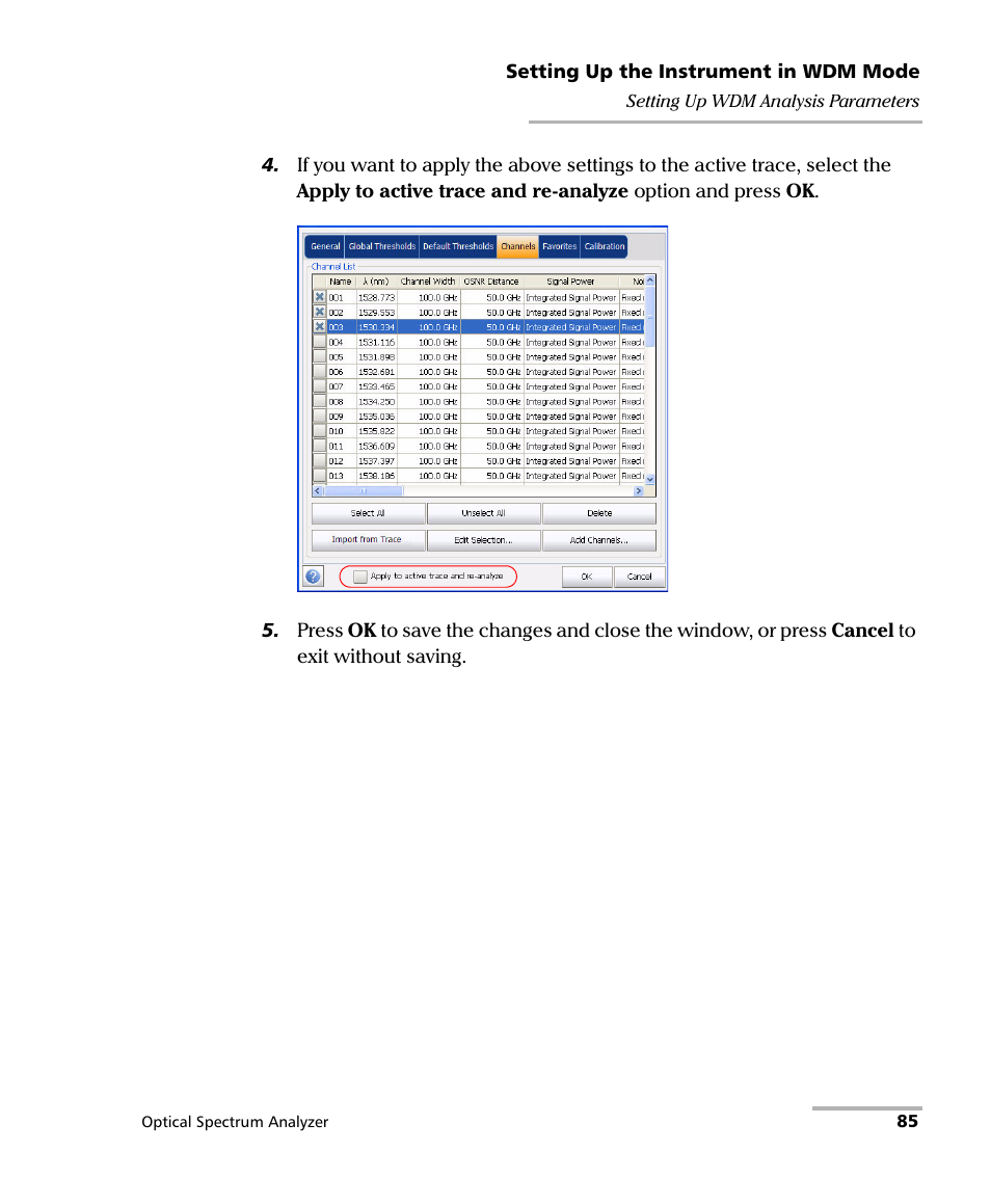 EXFO FTB -5240S/5240BP Optical Spectrum Analyzer for FTB 500 (NS-1434) User Manual | Page 93 / 537