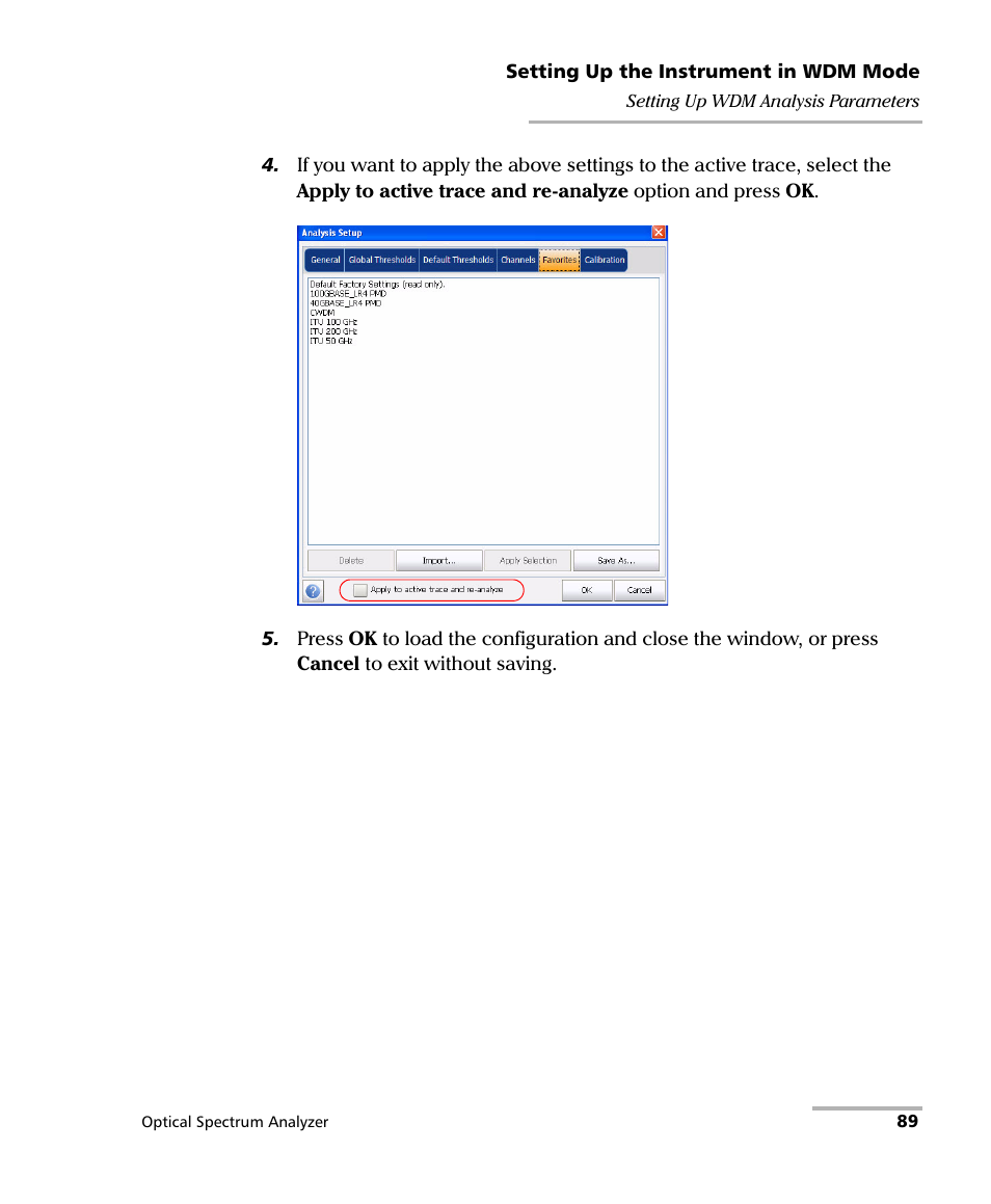 EXFO FTB -5240S/5240BP Optical Spectrum Analyzer for FTB 500 (NS-1434) User Manual | Page 97 / 537