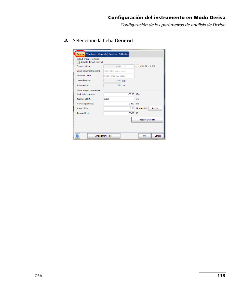 EXFO FTB-5230S Optical Spectrum Analyzer for FTB 200 v2 User Manual | Page 119 / 659