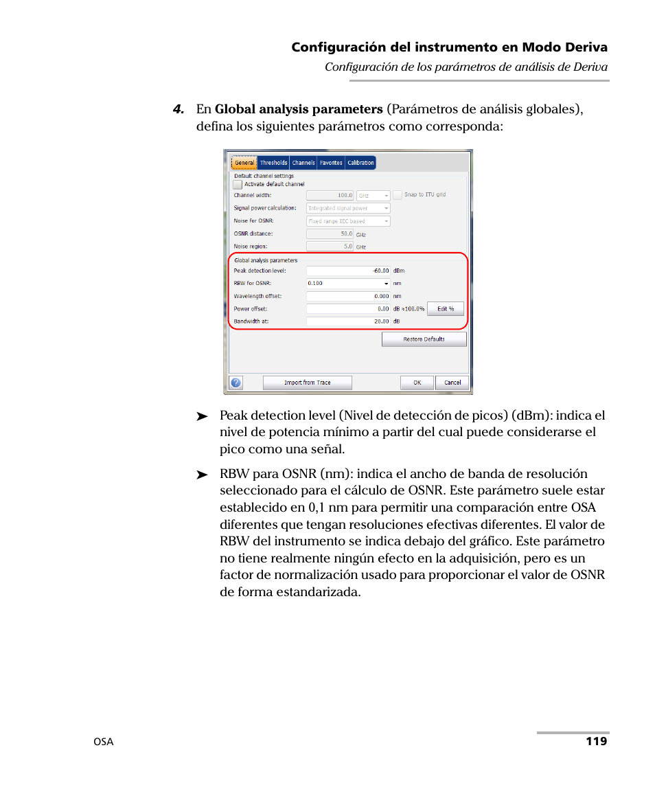 EXFO FTB-5230S Optical Spectrum Analyzer for FTB 200 v2 User Manual | Page 125 / 659