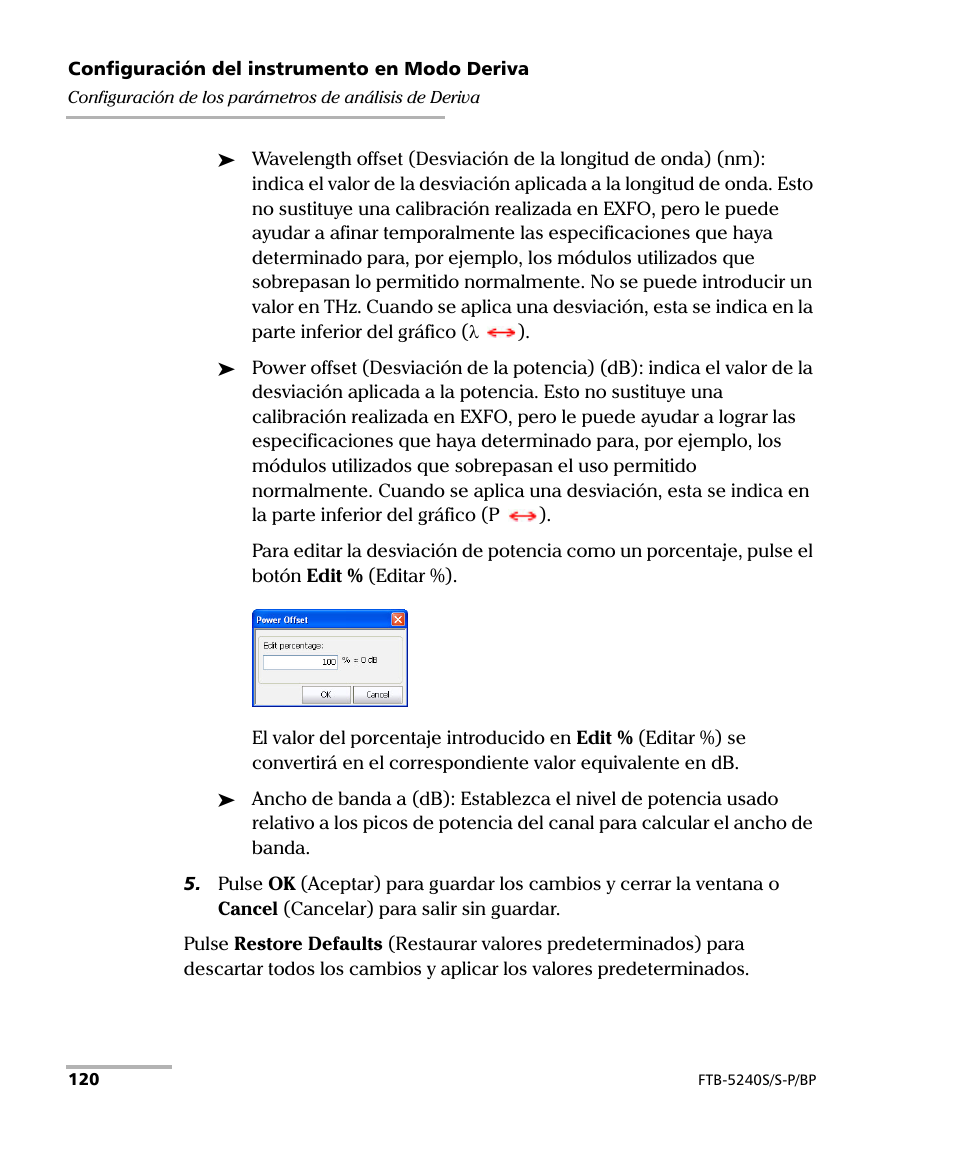 EXFO FTB-5230S Optical Spectrum Analyzer for FTB 200 v2 User Manual | Page 126 / 659