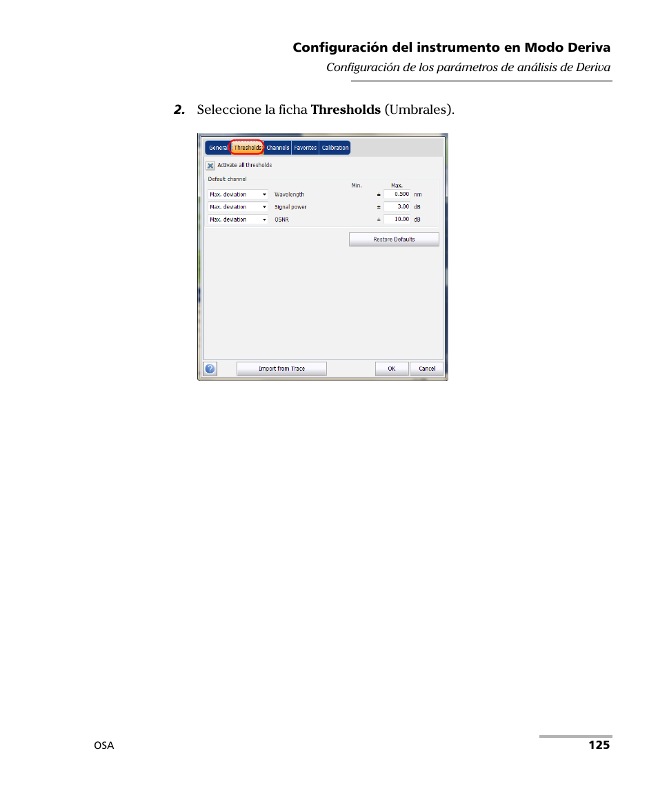 EXFO FTB-5230S Optical Spectrum Analyzer for FTB 200 v2 User Manual | Page 131 / 659