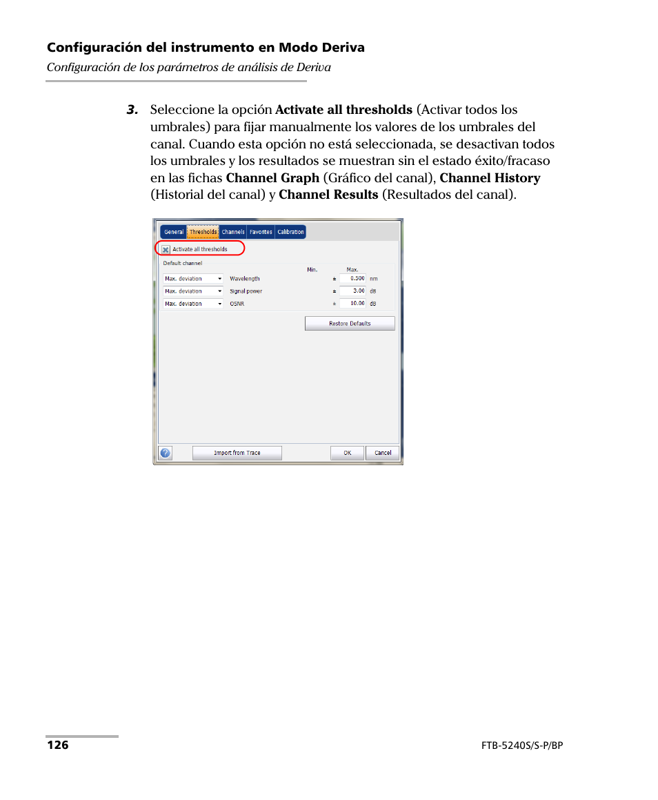 EXFO FTB-5230S Optical Spectrum Analyzer for FTB 200 v2 User Manual | Page 132 / 659