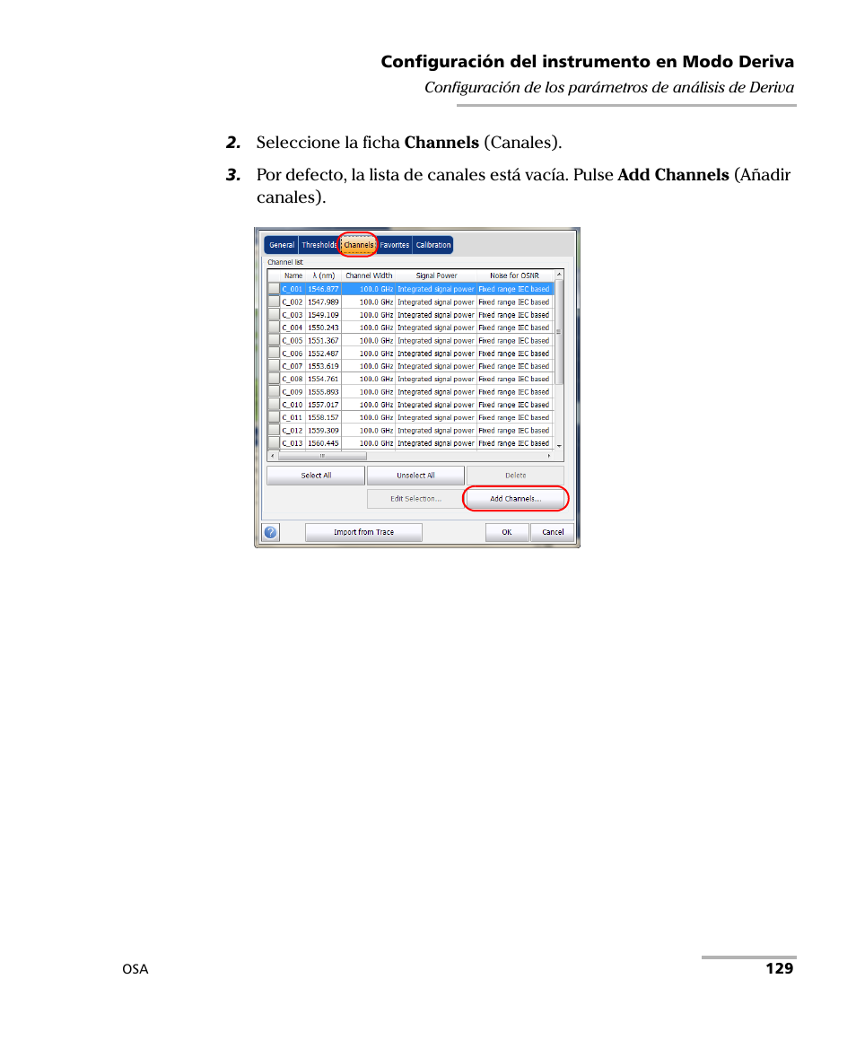 EXFO FTB-5230S Optical Spectrum Analyzer for FTB 200 v2 User Manual | Page 135 / 659