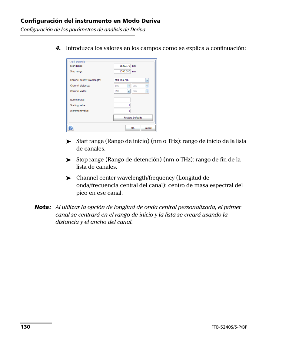 EXFO FTB-5230S Optical Spectrum Analyzer for FTB 200 v2 User Manual | Page 136 / 659
