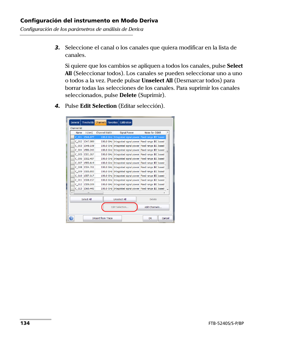 EXFO FTB-5230S Optical Spectrum Analyzer for FTB 200 v2 User Manual | Page 140 / 659