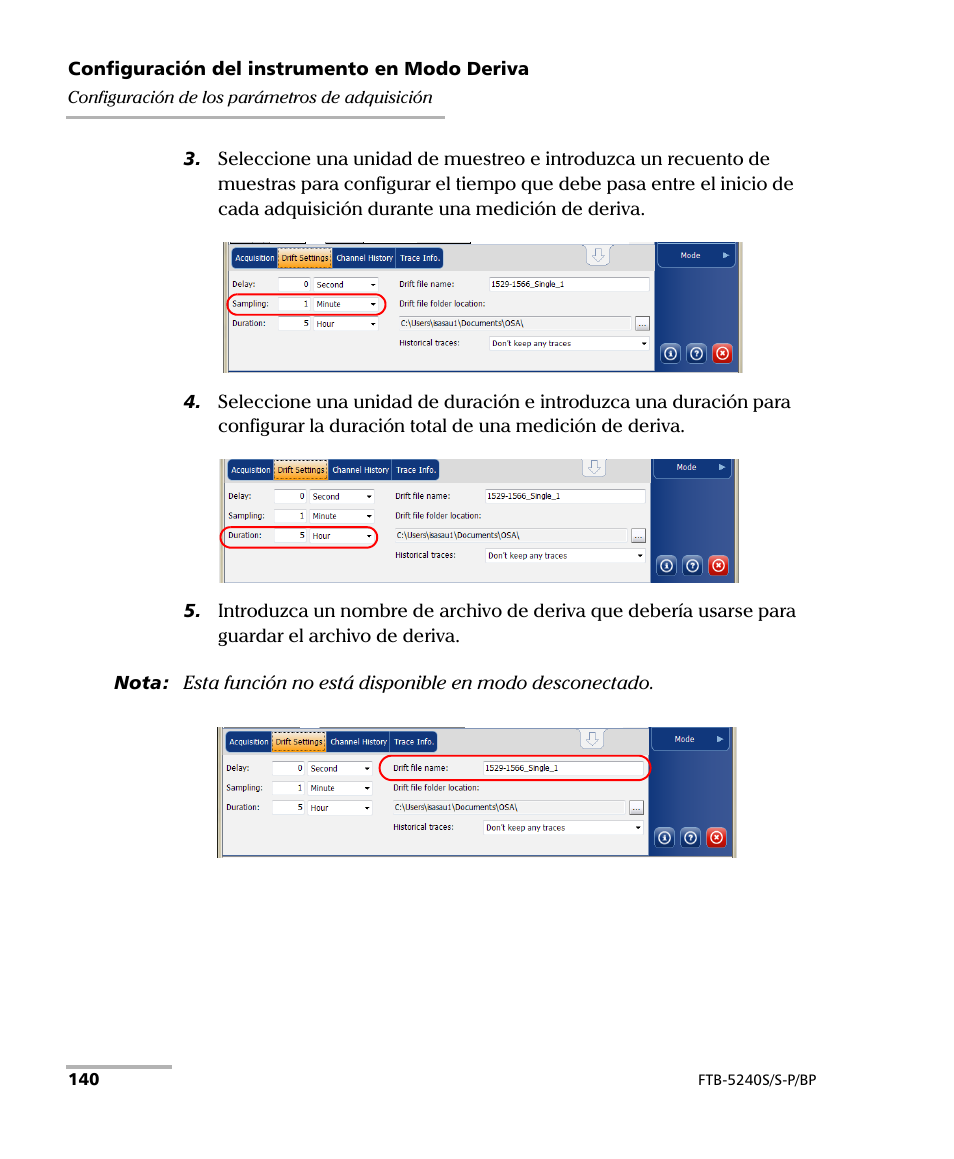 EXFO FTB-5230S Optical Spectrum Analyzer for FTB 200 v2 User Manual | Page 146 / 659