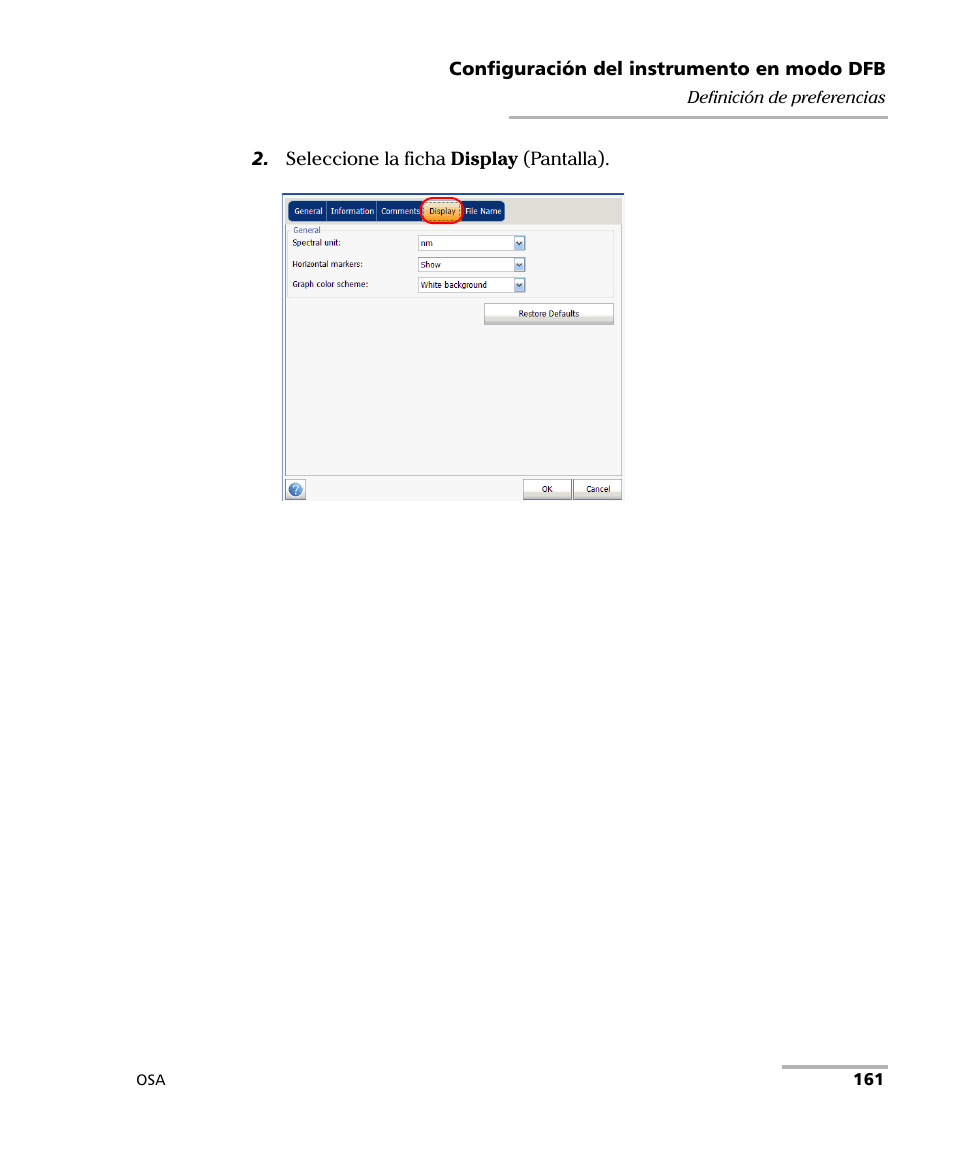 EXFO FTB-5230S Optical Spectrum Analyzer for FTB 200 v2 User Manual | Page 167 / 659