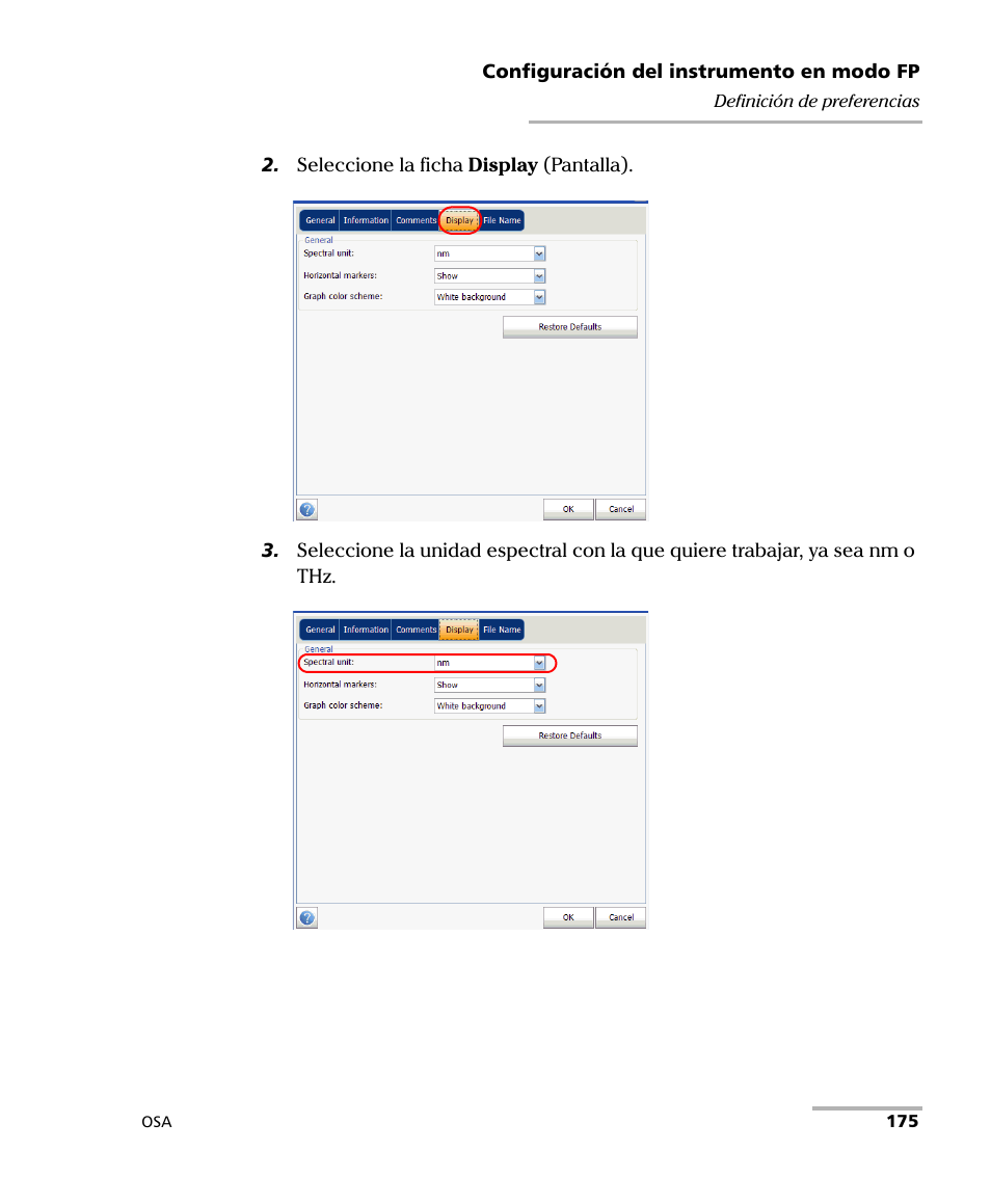 EXFO FTB-5230S Optical Spectrum Analyzer for FTB 200 v2 User Manual | Page 181 / 659