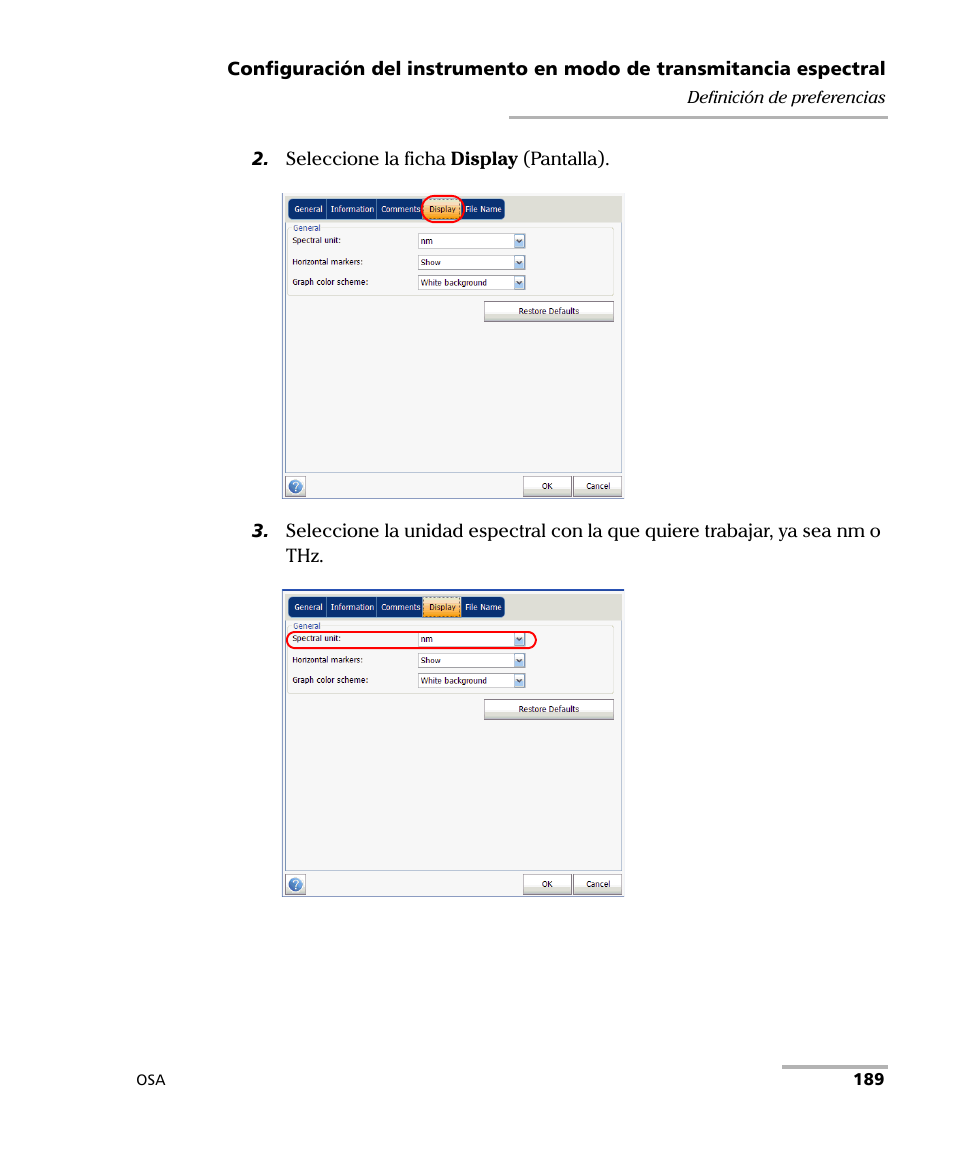 EXFO FTB-5230S Optical Spectrum Analyzer for FTB 200 v2 User Manual | Page 195 / 659