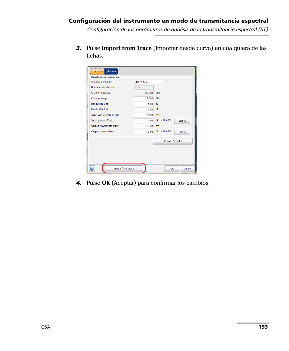 EXFO FTB-5230S Optical Spectrum Analyzer for FTB 200 v2 User Manual | Page 199 / 659