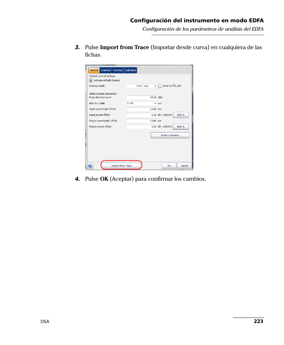 EXFO FTB-5230S Optical Spectrum Analyzer for FTB 200 v2 User Manual | Page 229 / 659