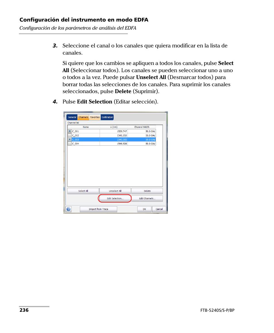 EXFO FTB-5230S Optical Spectrum Analyzer for FTB 200 v2 User Manual | Page 242 / 659
