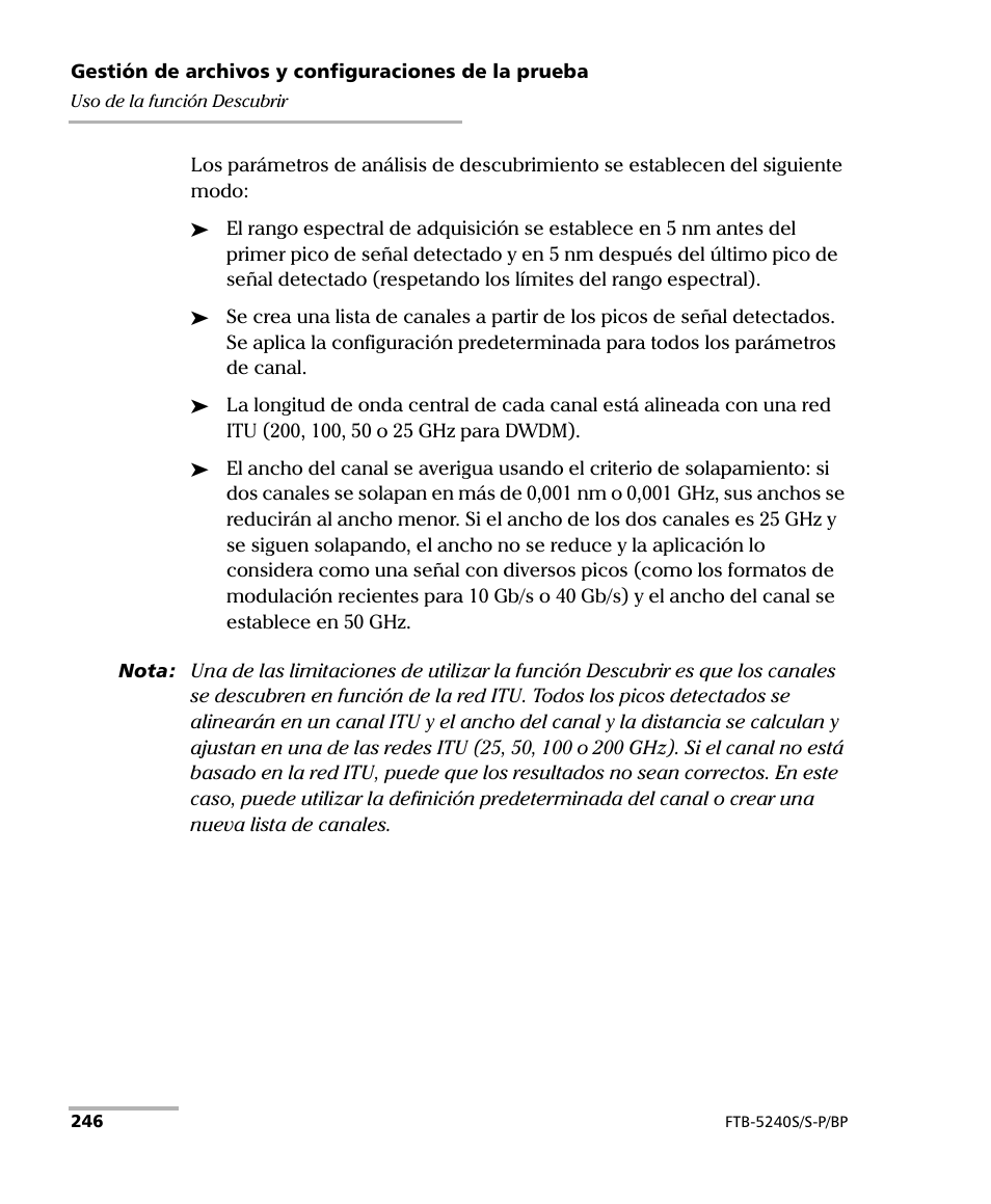 EXFO FTB-5230S Optical Spectrum Analyzer for FTB 200 v2 User Manual | Page 252 / 659