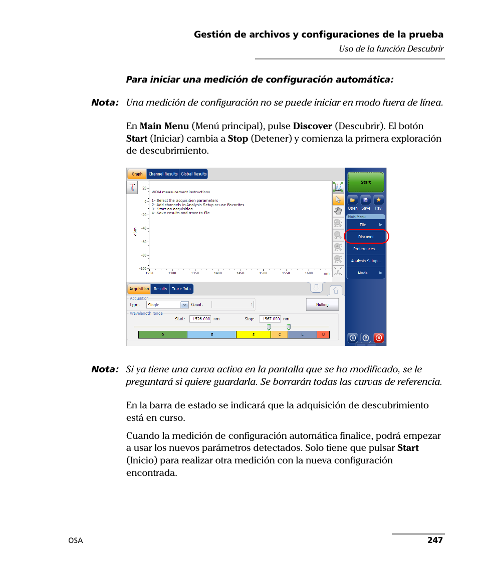 EXFO FTB-5230S Optical Spectrum Analyzer for FTB 200 v2 User Manual | Page 253 / 659