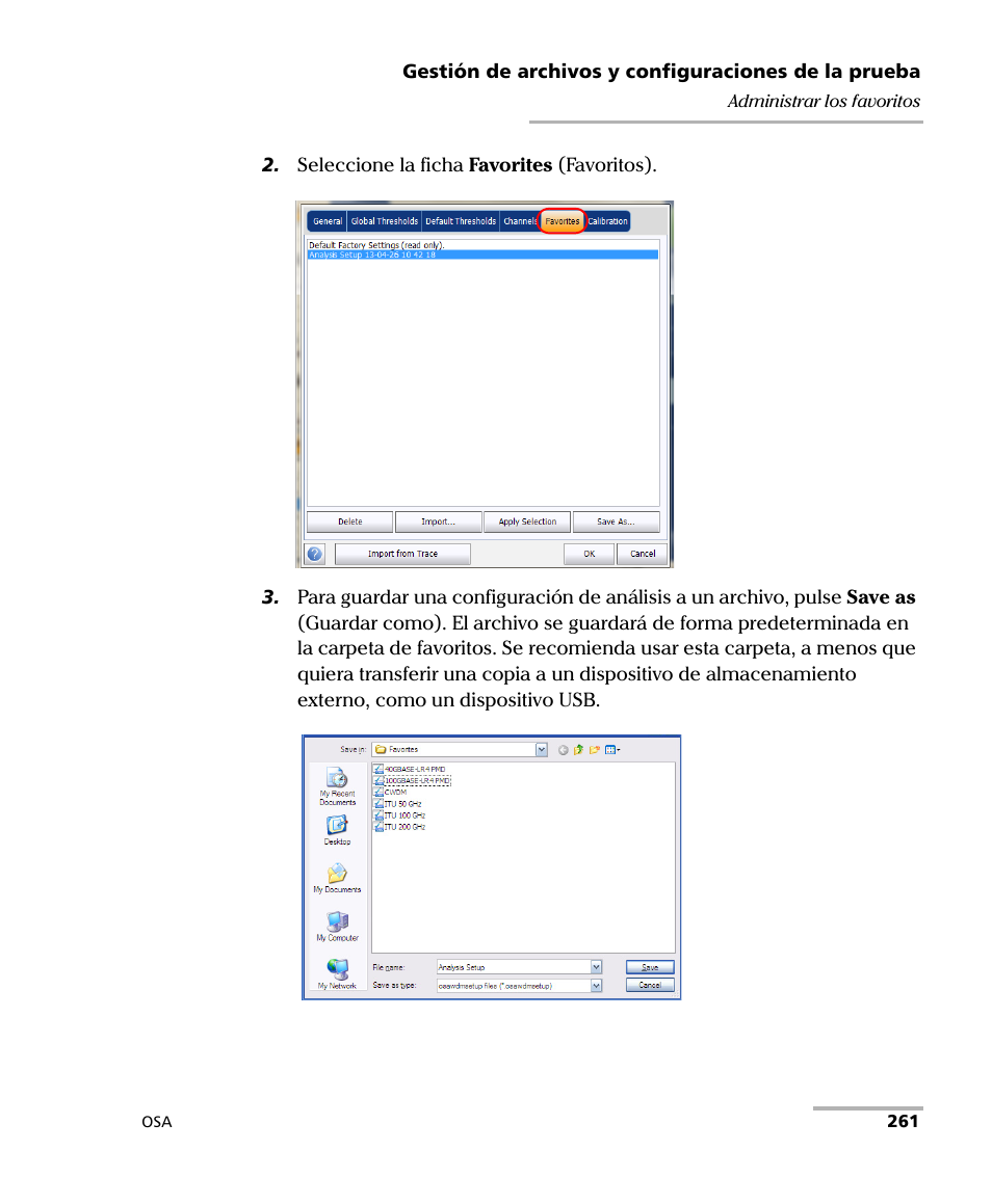 EXFO FTB-5230S Optical Spectrum Analyzer for FTB 200 v2 User Manual | Page 267 / 659