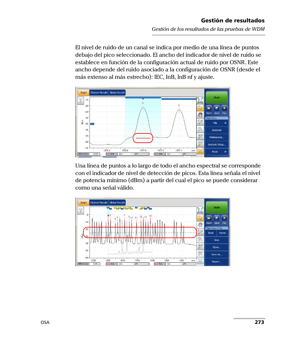EXFO FTB-5230S Optical Spectrum Analyzer for FTB 200 v2 User Manual | Page 279 / 659