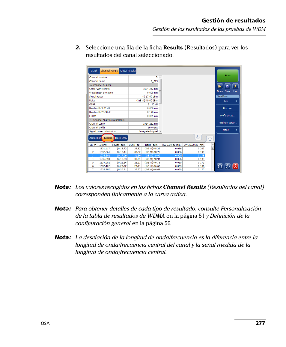 EXFO FTB-5230S Optical Spectrum Analyzer for FTB 200 v2 User Manual | Page 283 / 659