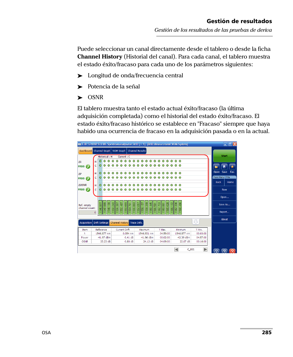 EXFO FTB-5230S Optical Spectrum Analyzer for FTB 200 v2 User Manual | Page 291 / 659