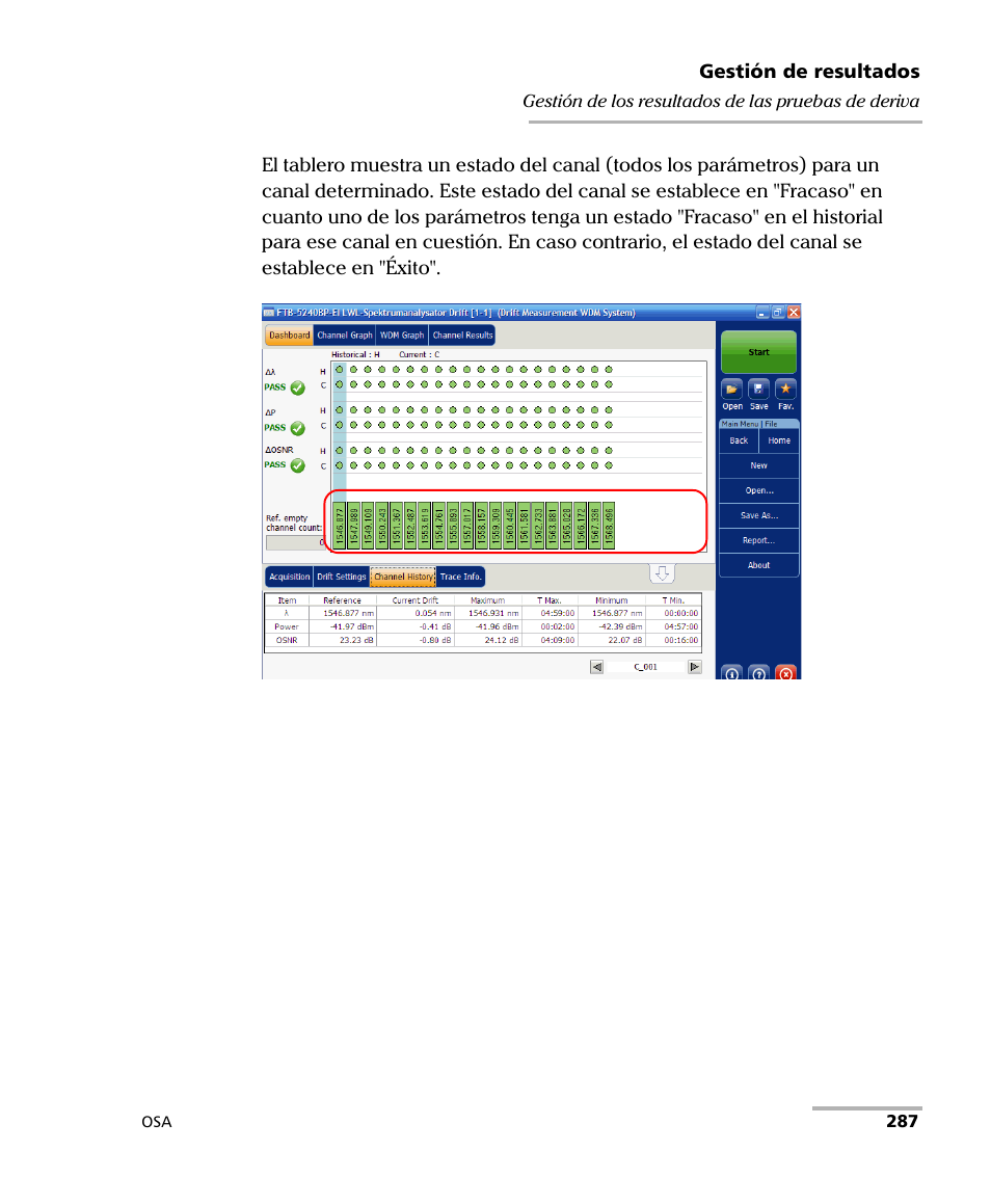 EXFO FTB-5230S Optical Spectrum Analyzer for FTB 200 v2 User Manual | Page 293 / 659