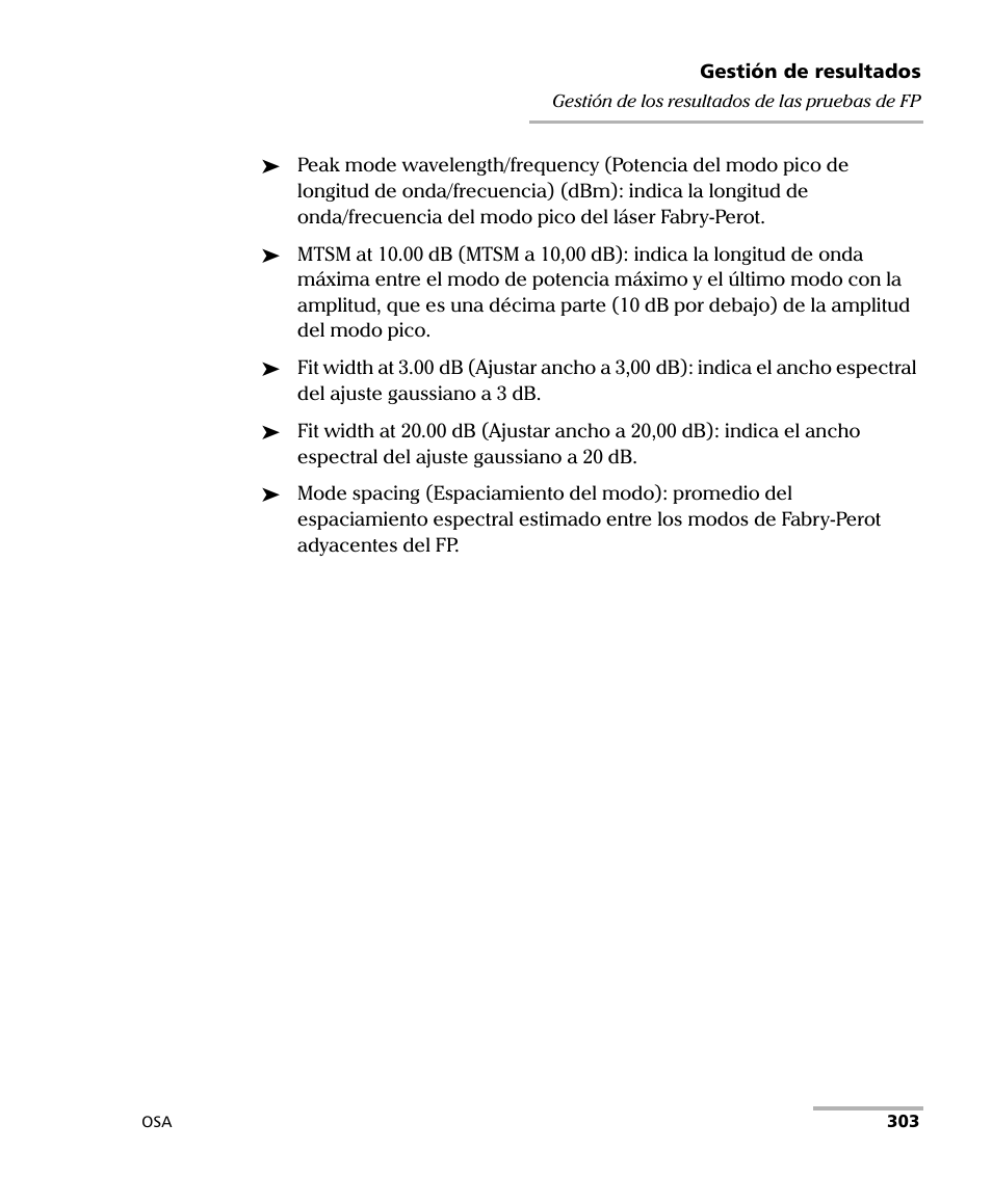 EXFO FTB-5230S Optical Spectrum Analyzer for FTB 200 v2 User Manual | Page 309 / 659
