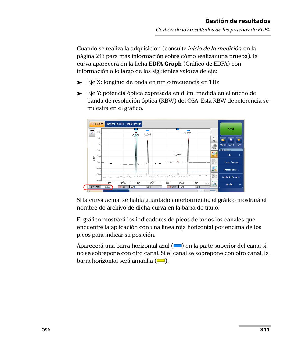 EXFO FTB-5230S Optical Spectrum Analyzer for FTB 200 v2 User Manual | Page 317 / 659