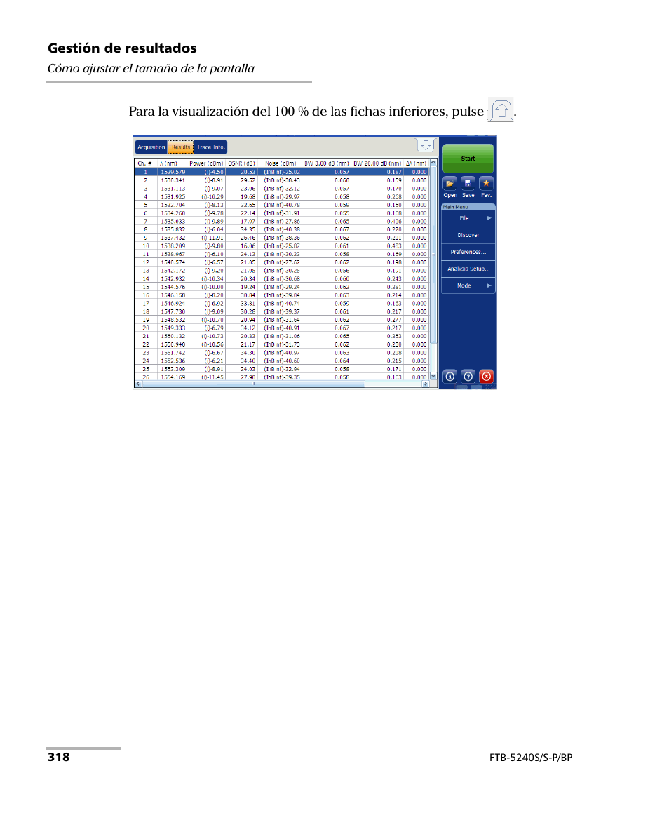 EXFO FTB-5230S Optical Spectrum Analyzer for FTB 200 v2 User Manual | Page 324 / 659