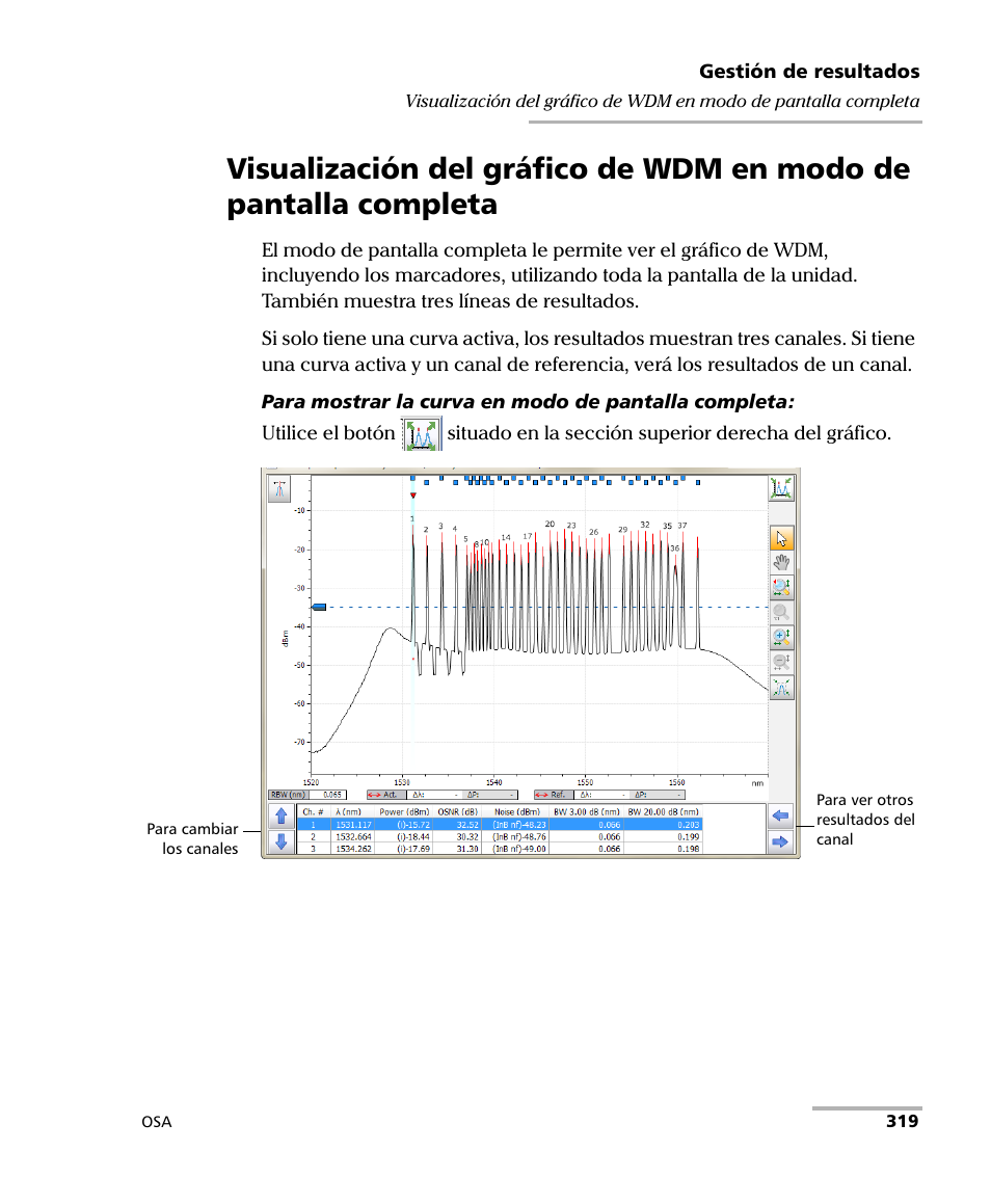 EXFO FTB-5230S Optical Spectrum Analyzer for FTB 200 v2 User Manual | Page 325 / 659