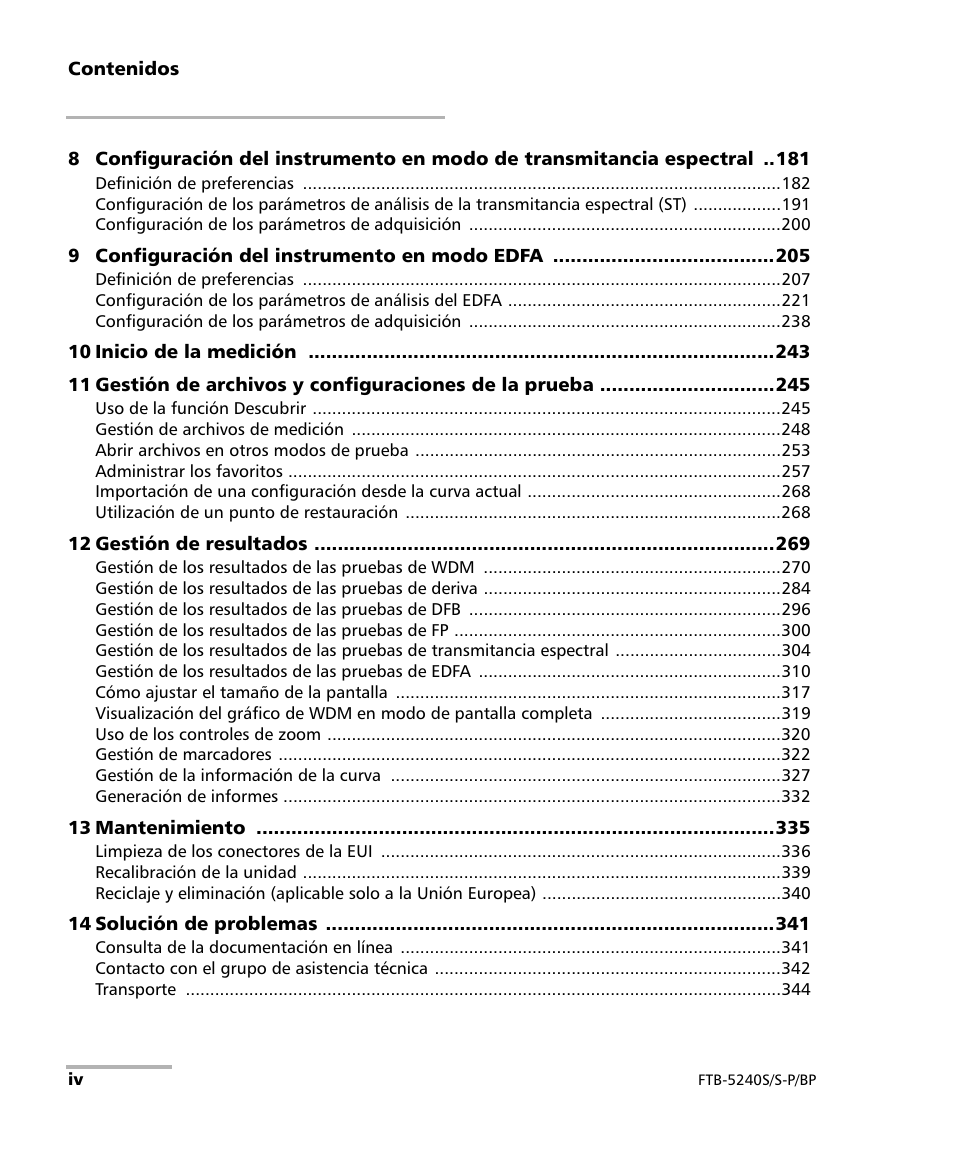 EXFO FTB-5230S Optical Spectrum Analyzer for FTB 200 v2 User Manual | Page 4 / 659