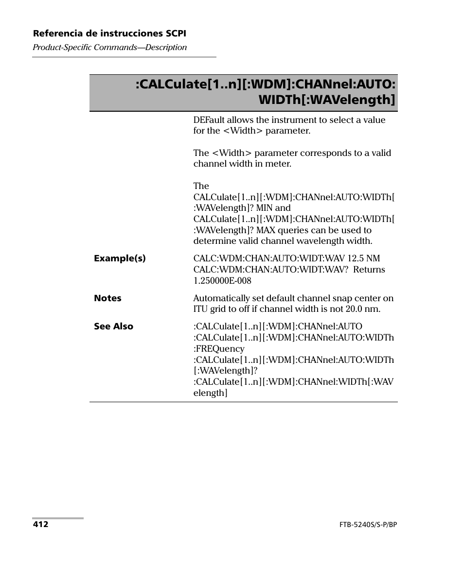 EXFO FTB-5230S Optical Spectrum Analyzer for FTB 200 v2 User Manual | Page 418 / 659